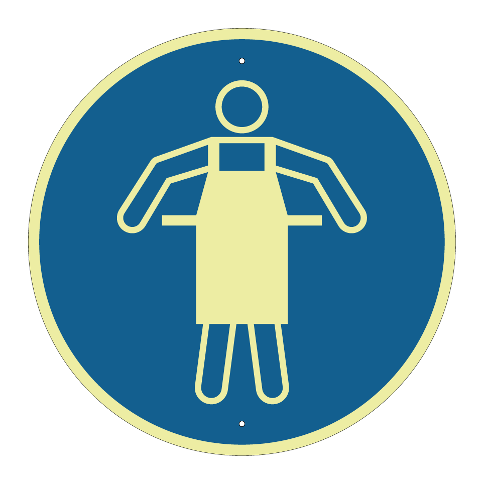 M026 Use protective apron