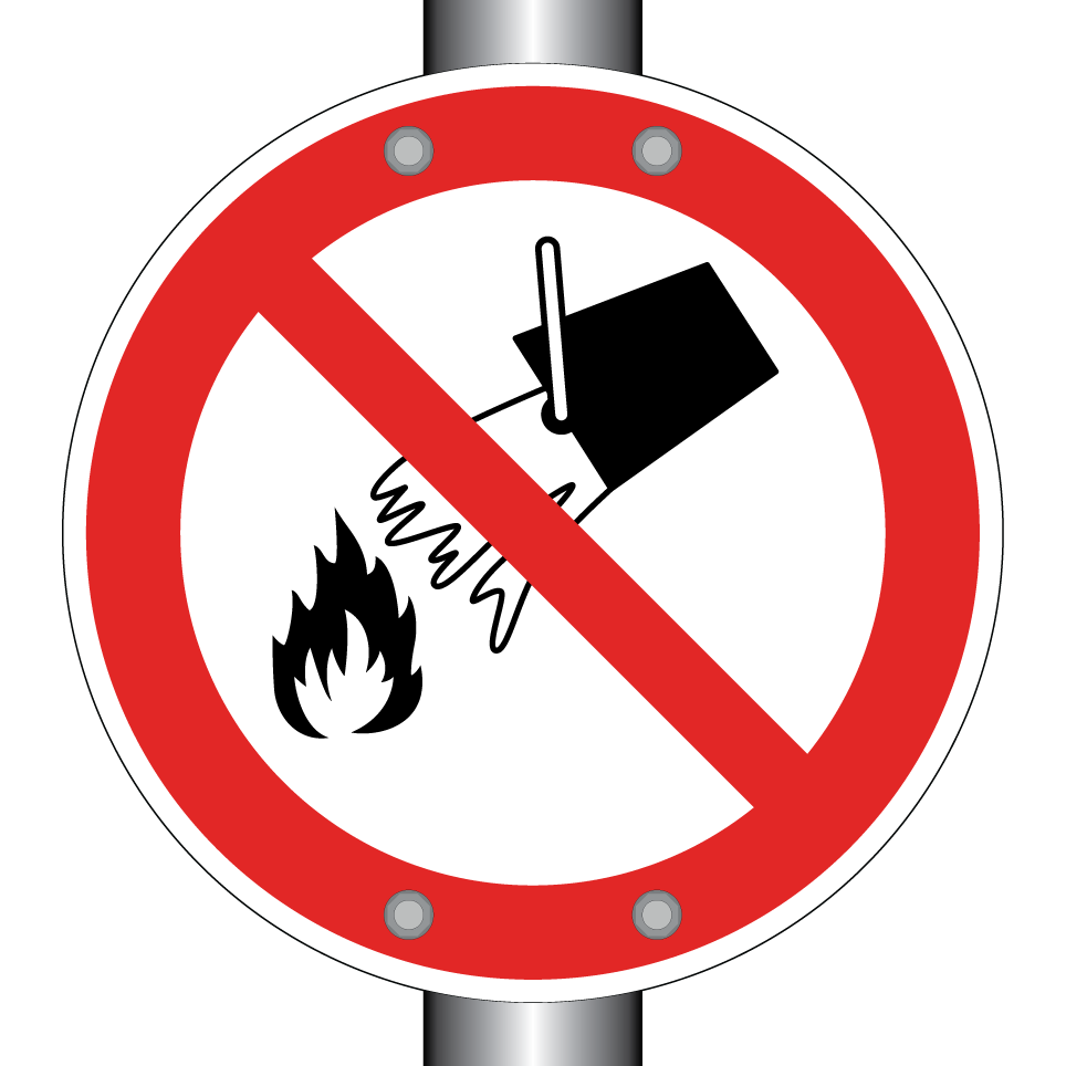 P011 Do not extinguish with water