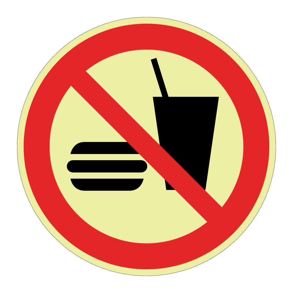P022 No eating or drinking