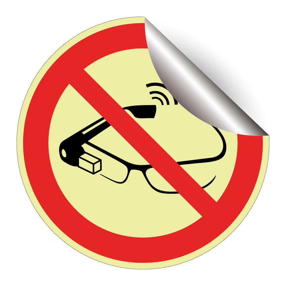 P044 Use of smart glasses prohibited