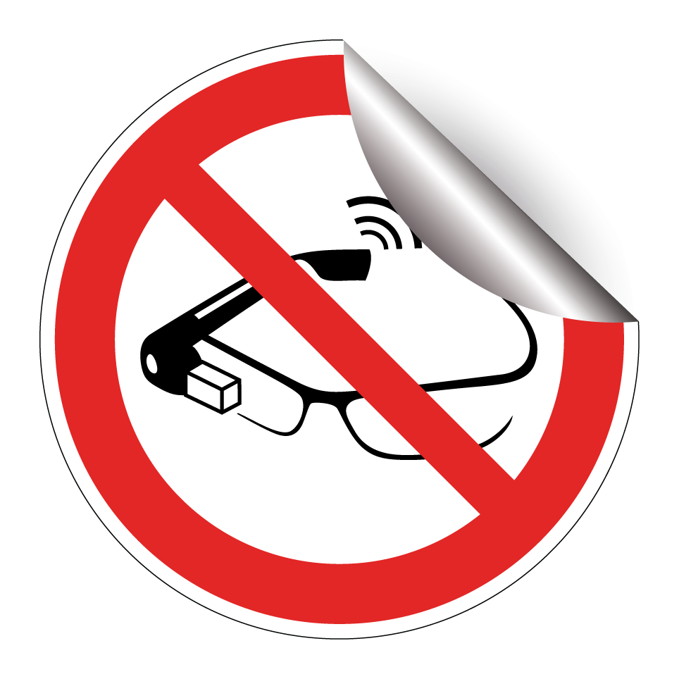 P044 Use of smart glasses prohibited