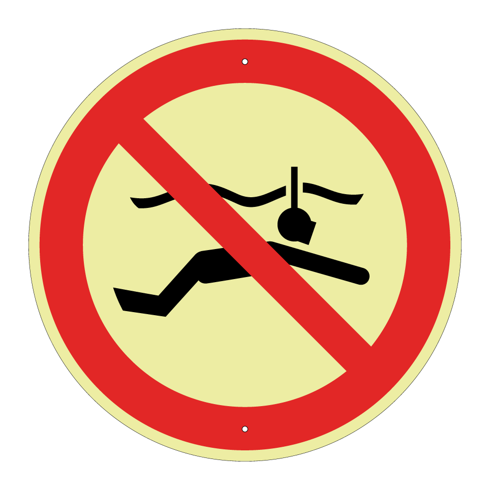 P050 No snorkelling