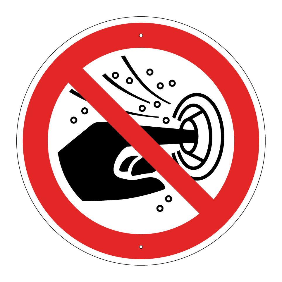 P070 Do not put finger into the nozzle of a hydromassage