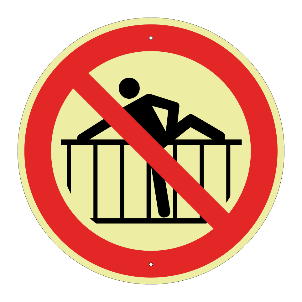 P071 Do not cross barrier