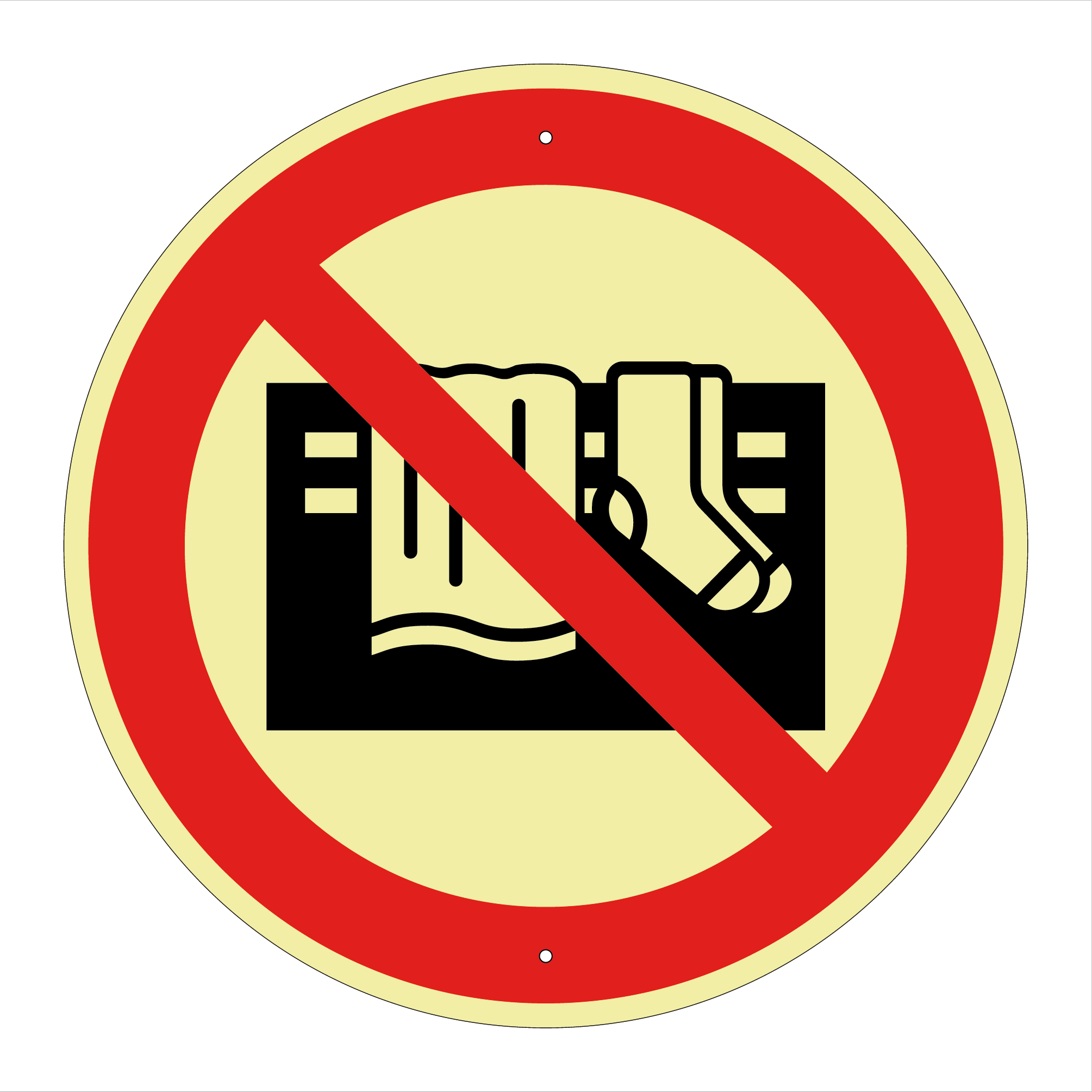 P081 Do not cover appliance