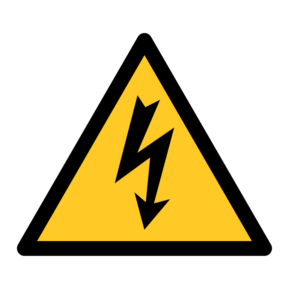 W012 Warning Electricity