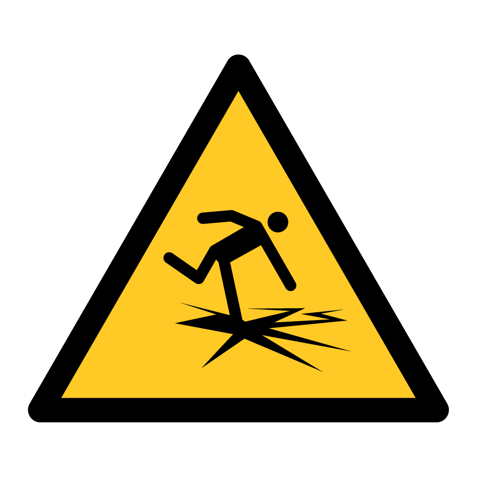 W043 Warning Thin ice