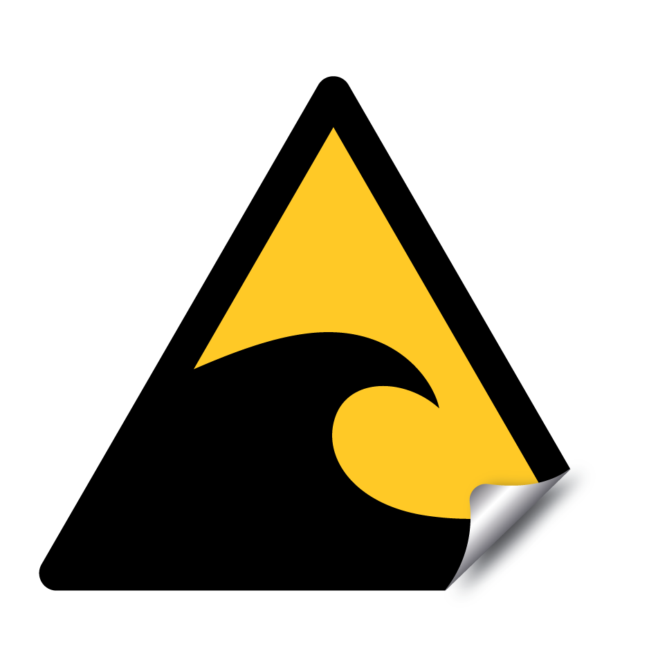 W056 Warning Tsunami hazard zone