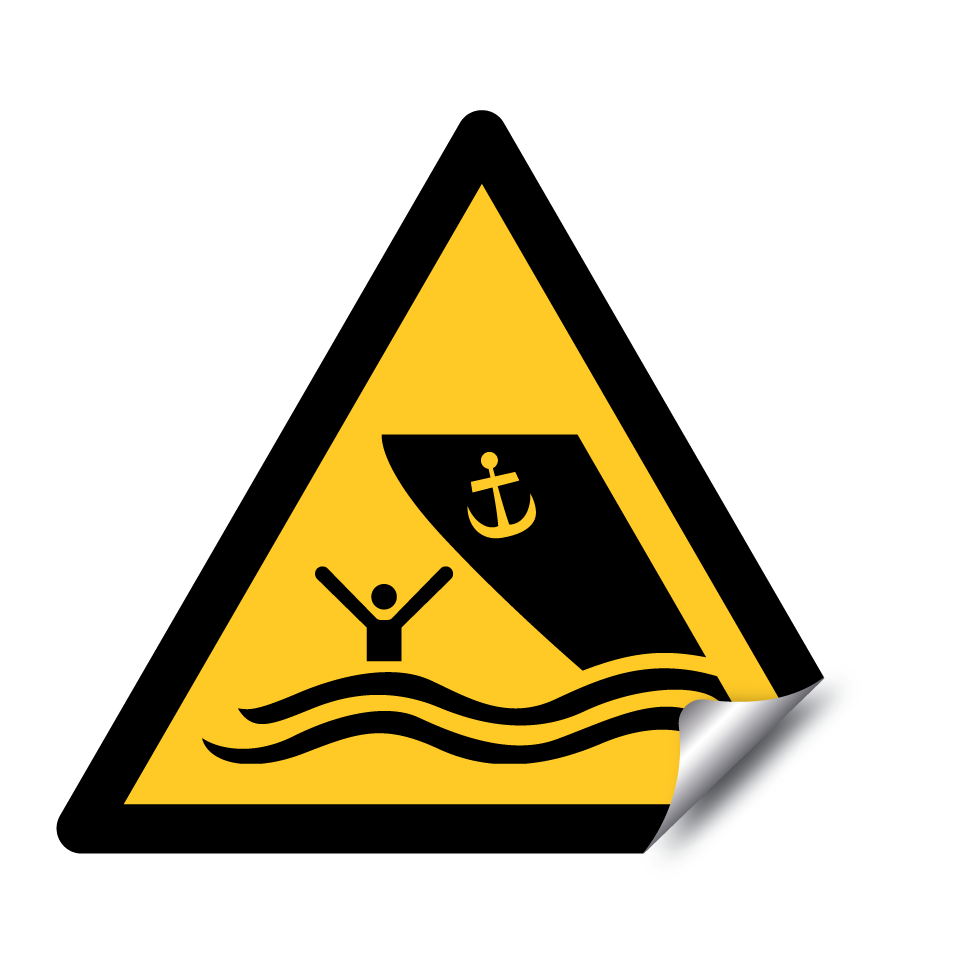 W058 Warning Boating area