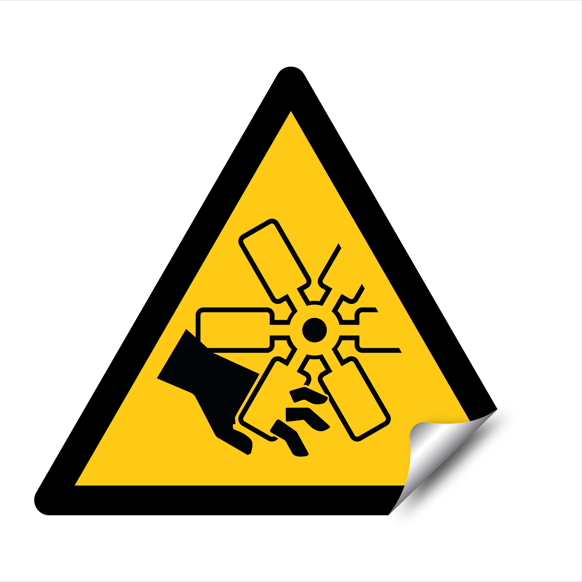 W088 Warning Moving blades