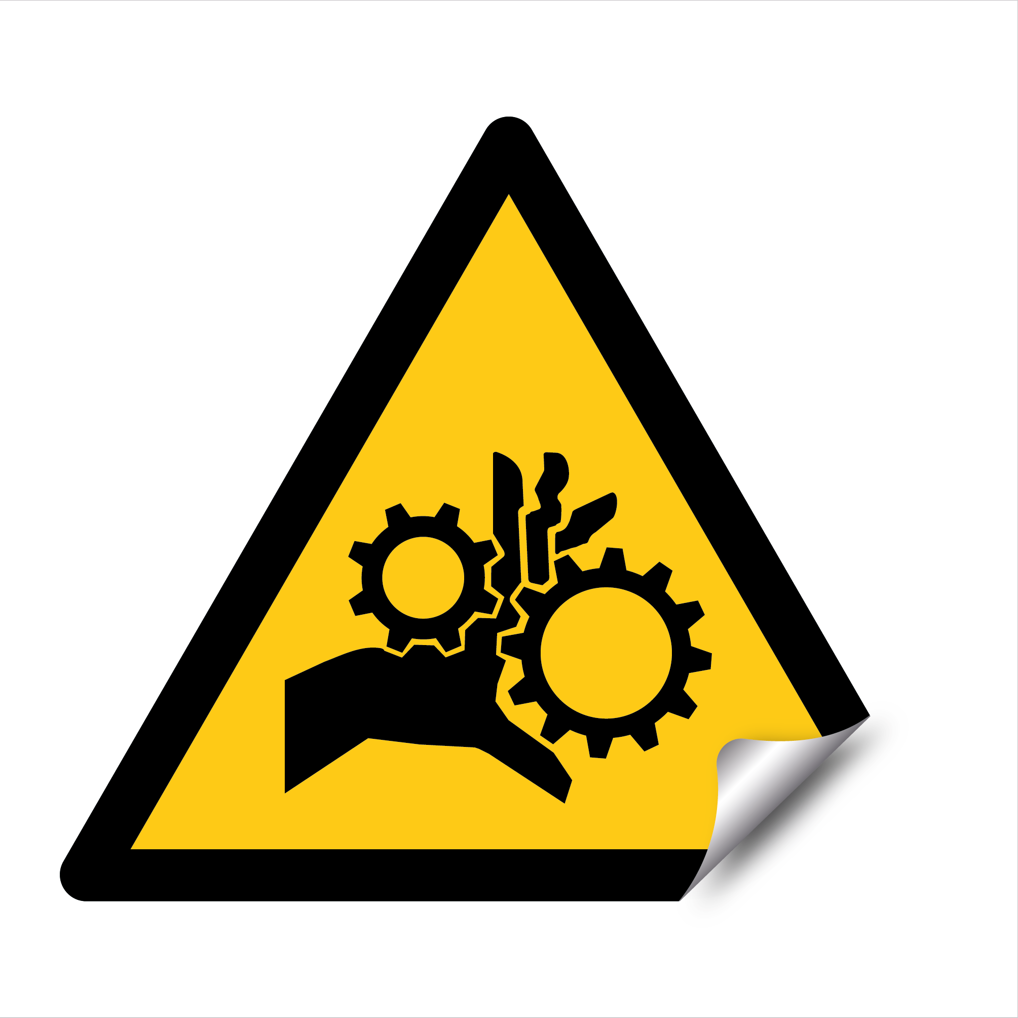W089 Warning Moving gears