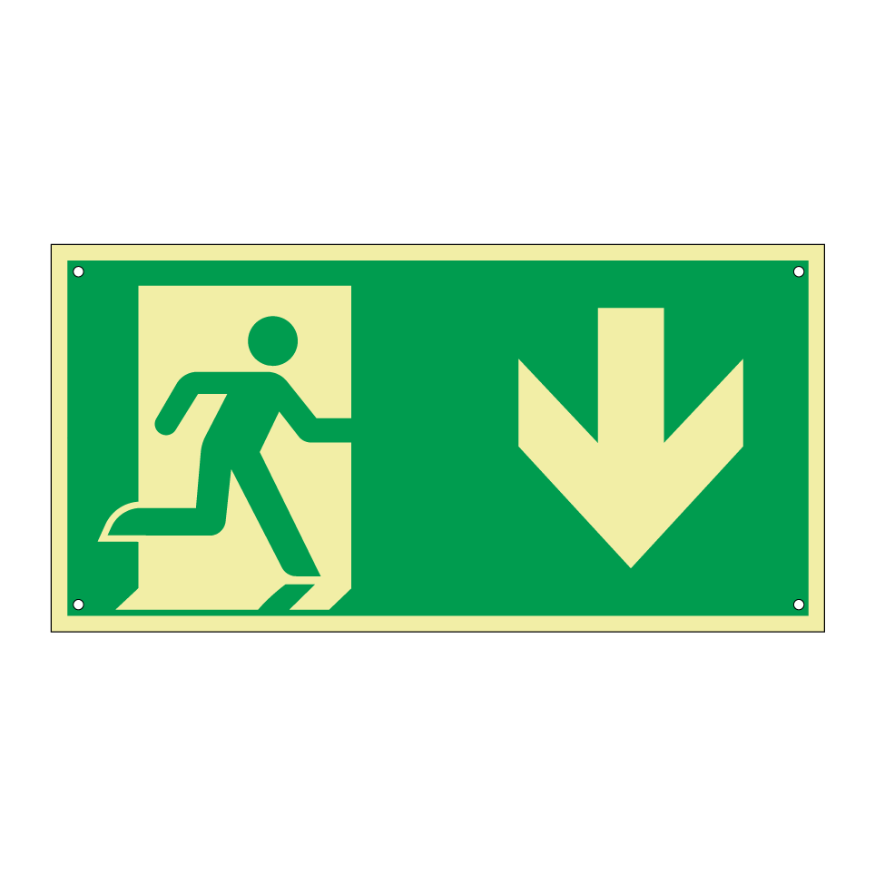 Emergency exit down
