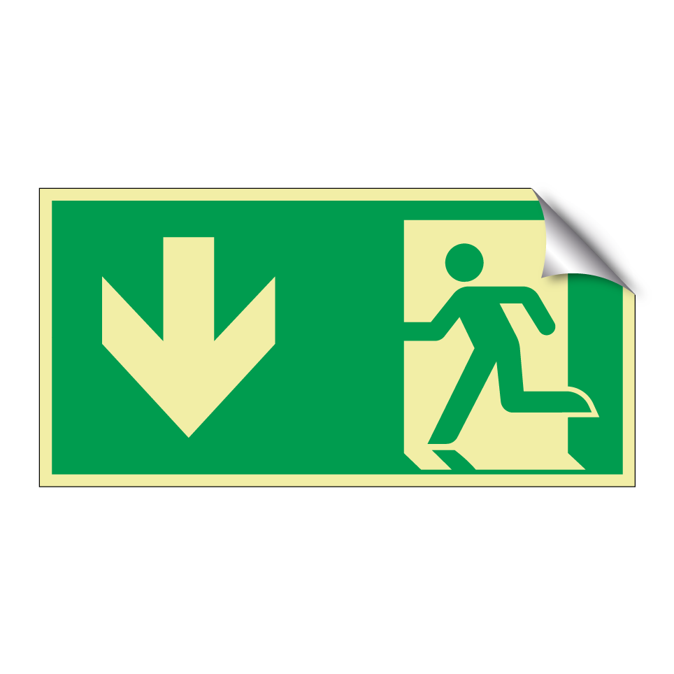 Emergency exit down