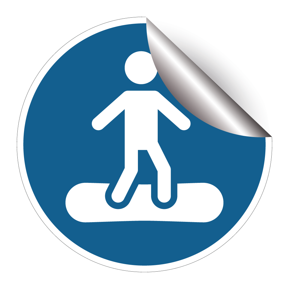 Snowboard use permitted