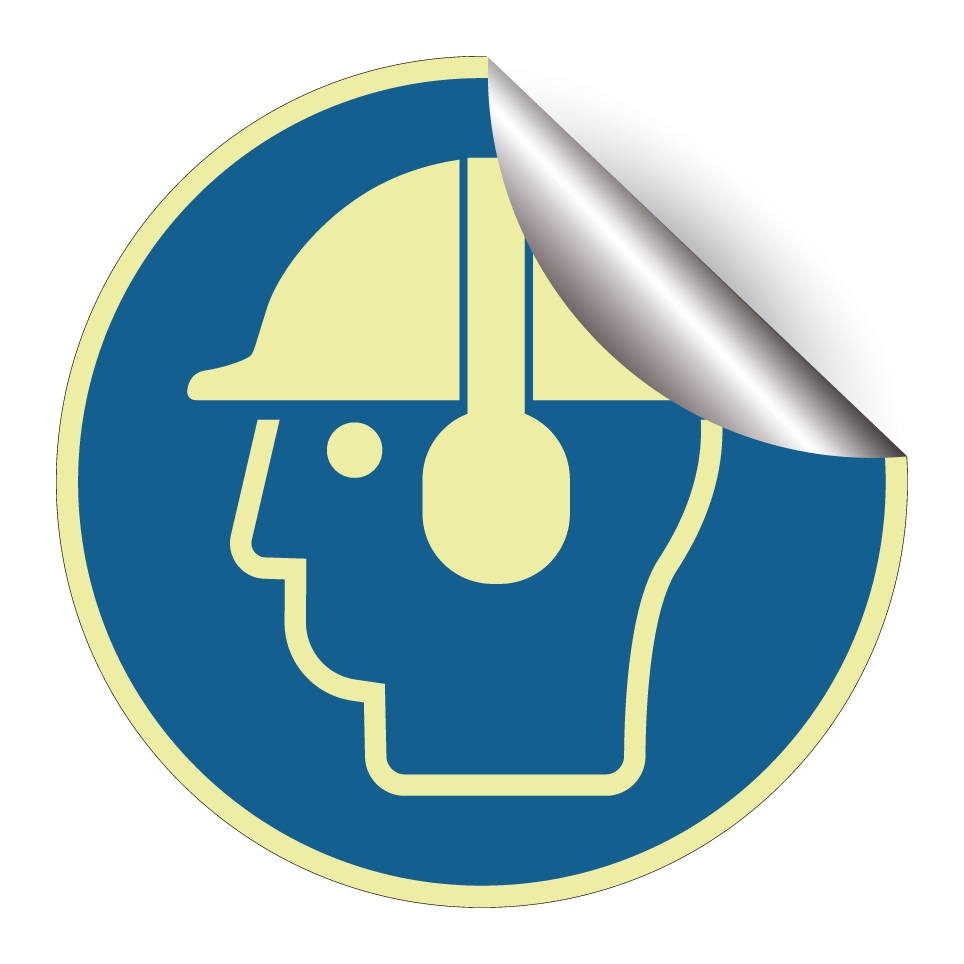Wear helmet with ear protection