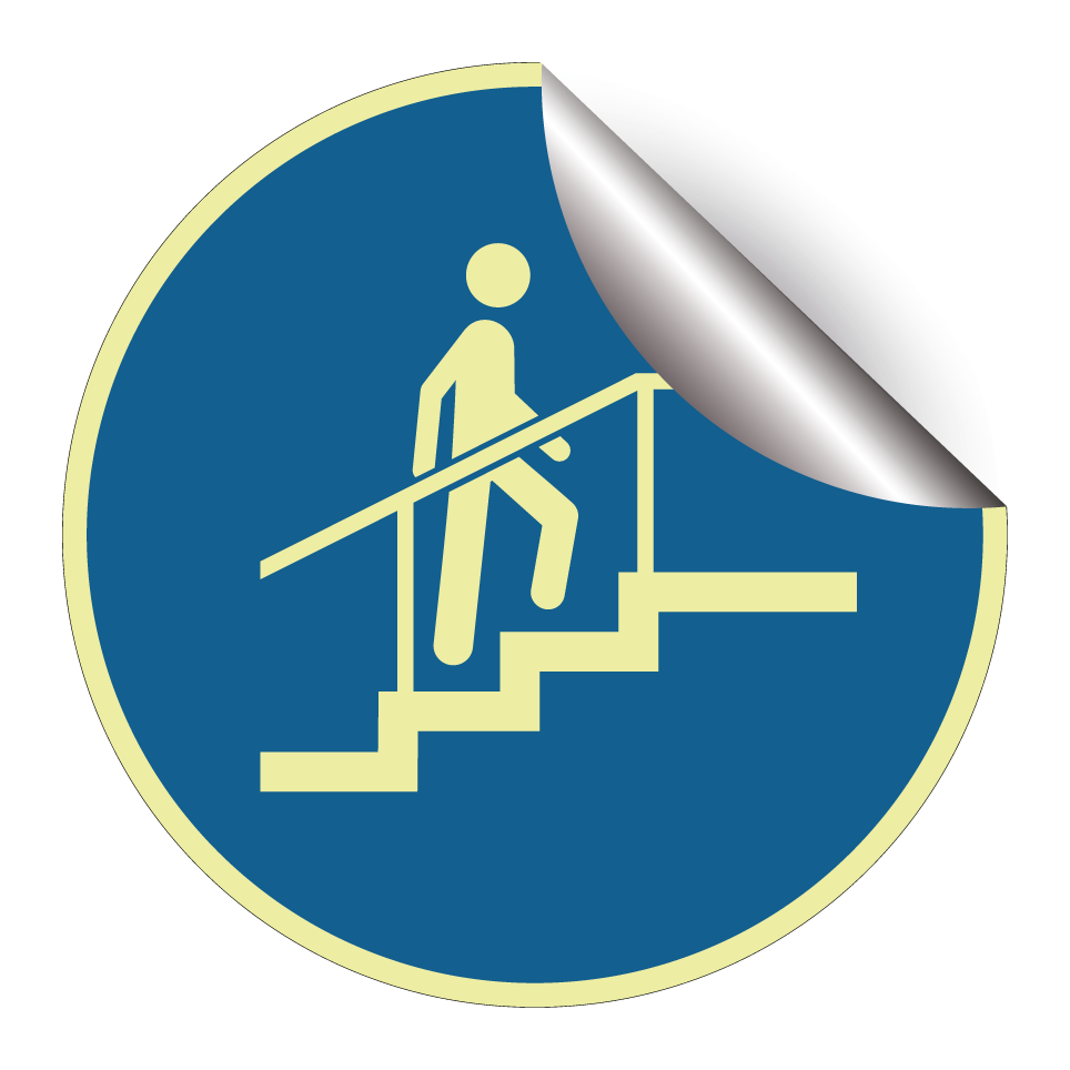 Use stairs with handrail