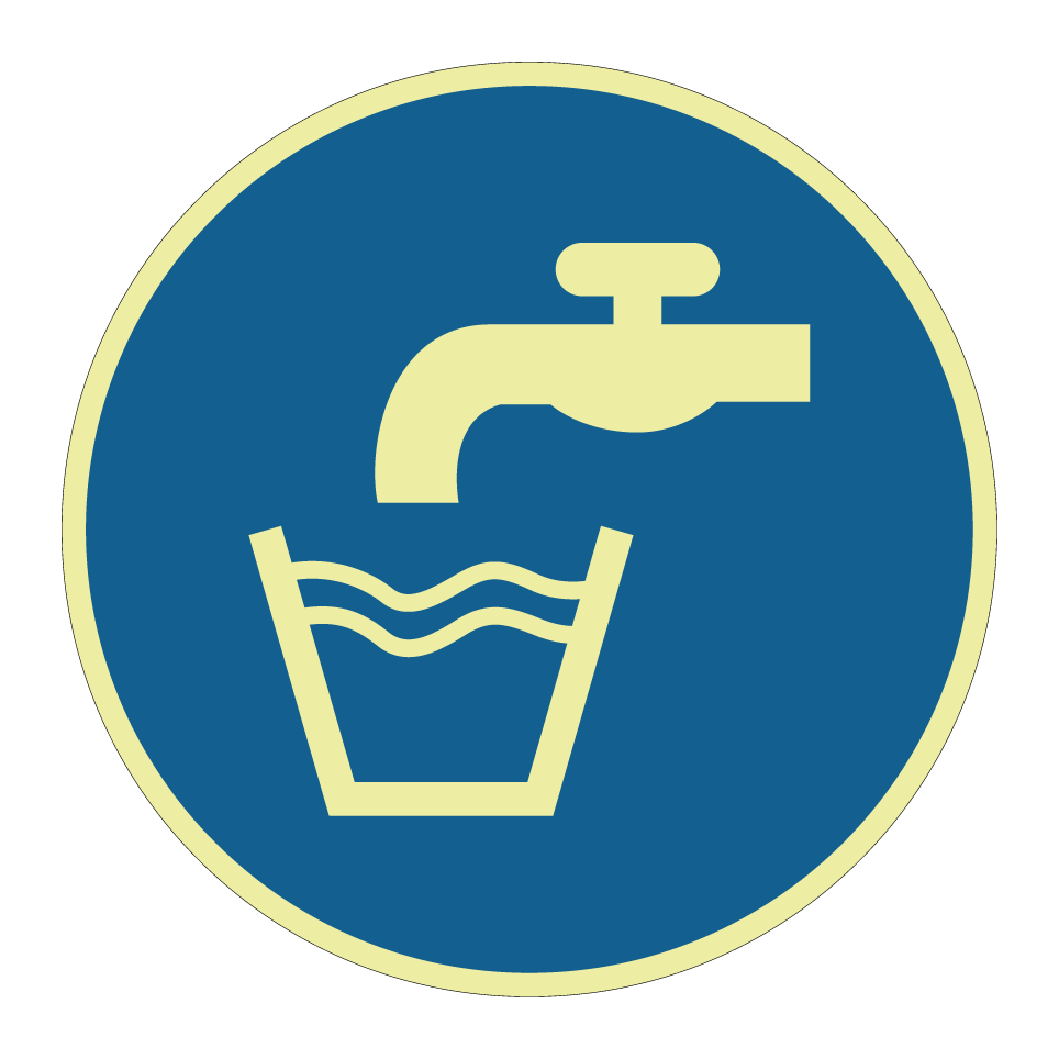 Drinking water available