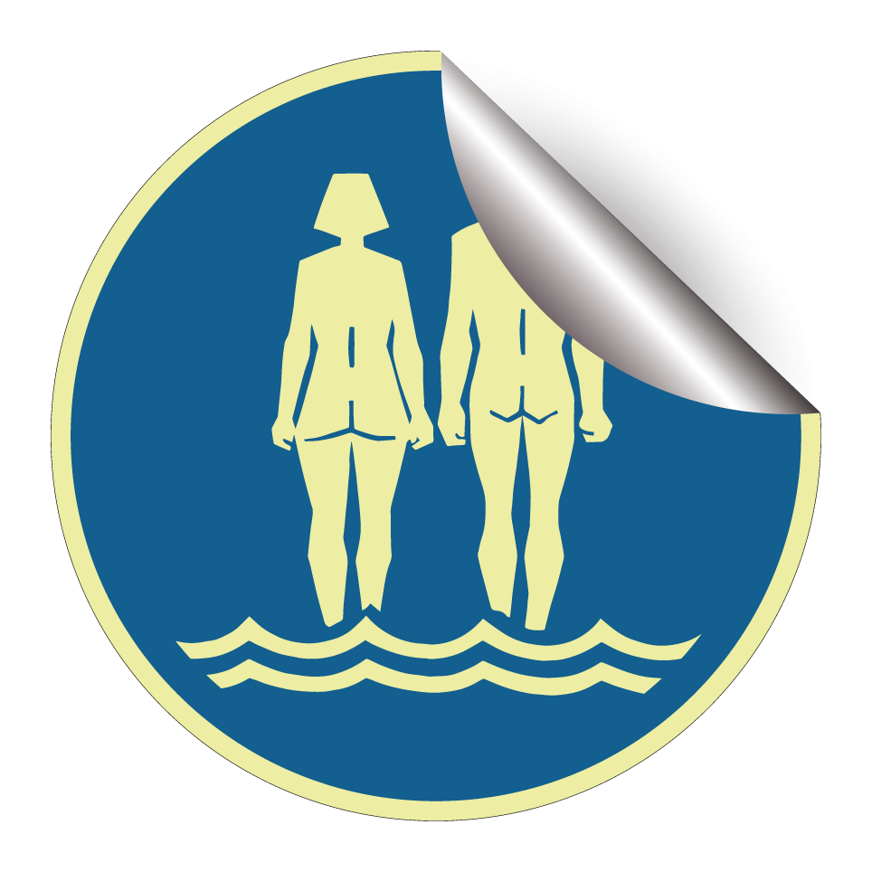 Nudist bathing