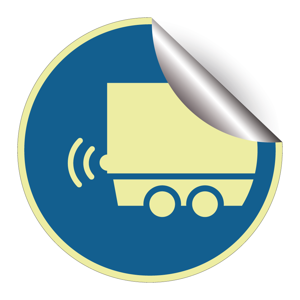 Vehicle with reversing alarm