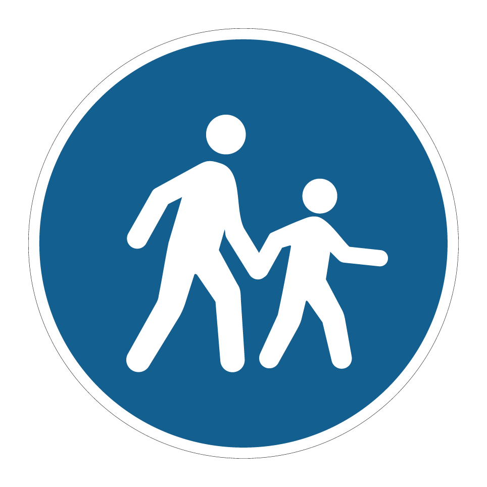 Hold child’s hand