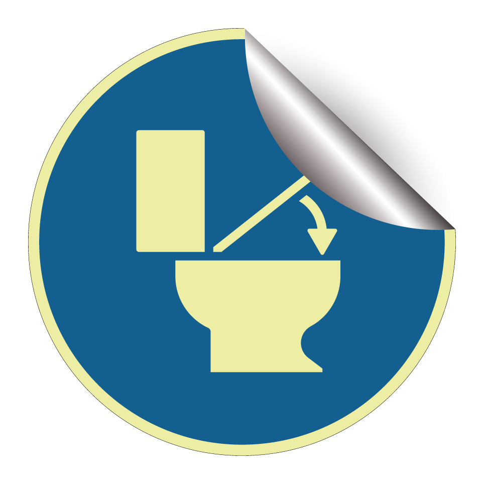 Toilet lid must be closed