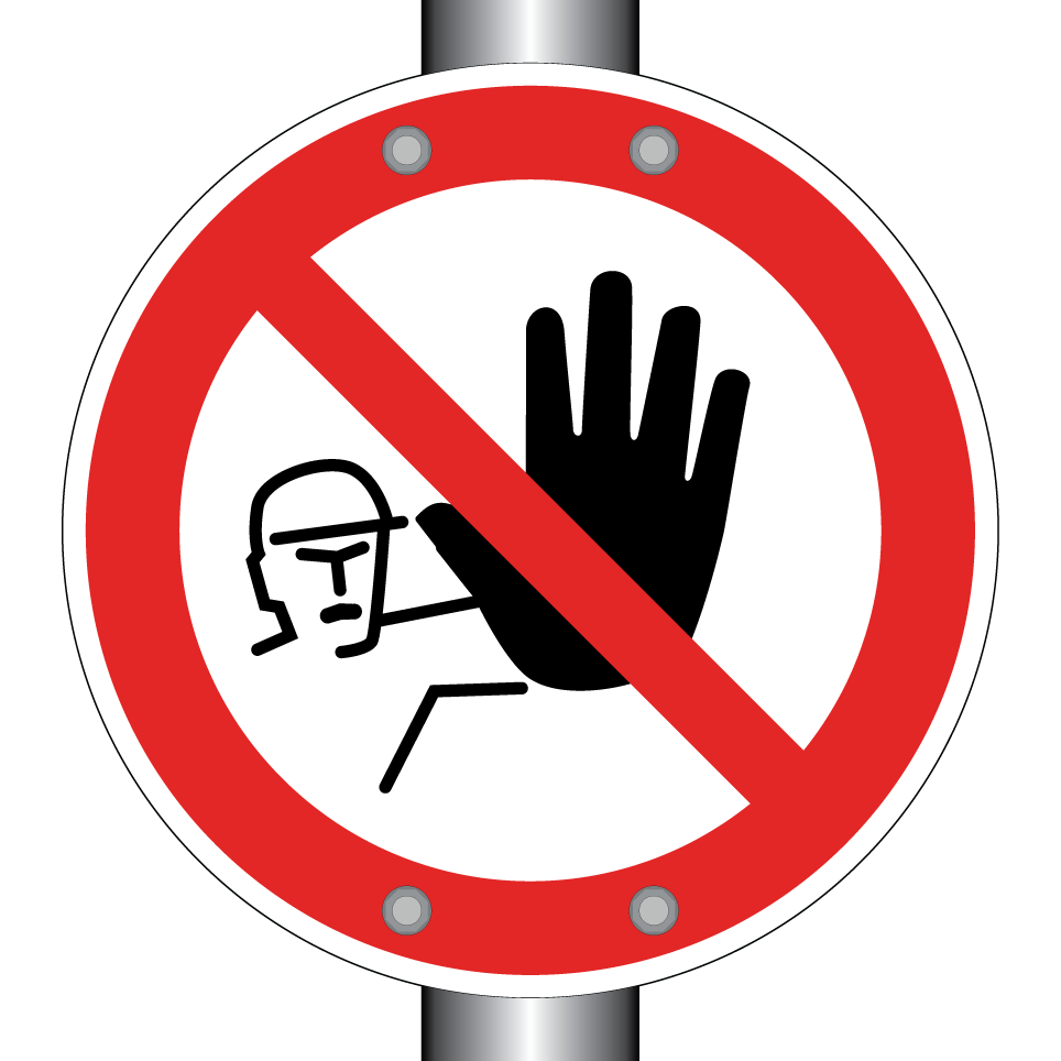 No entry for unauthorized persons
