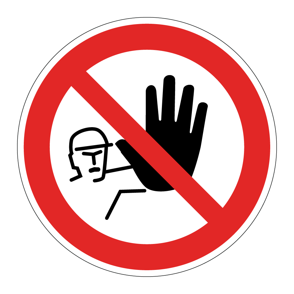 No entry for unauthorized persons