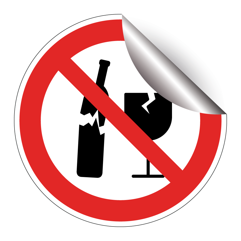 No broken glass