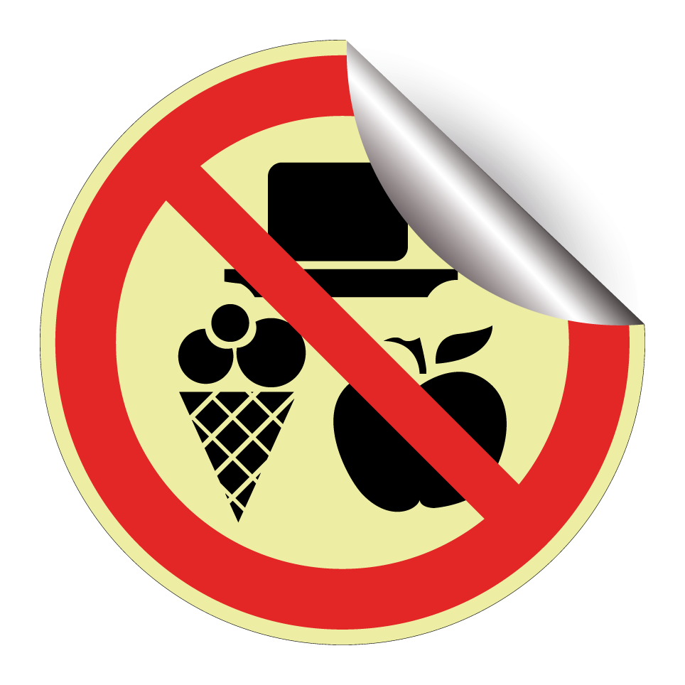 No food or drinks