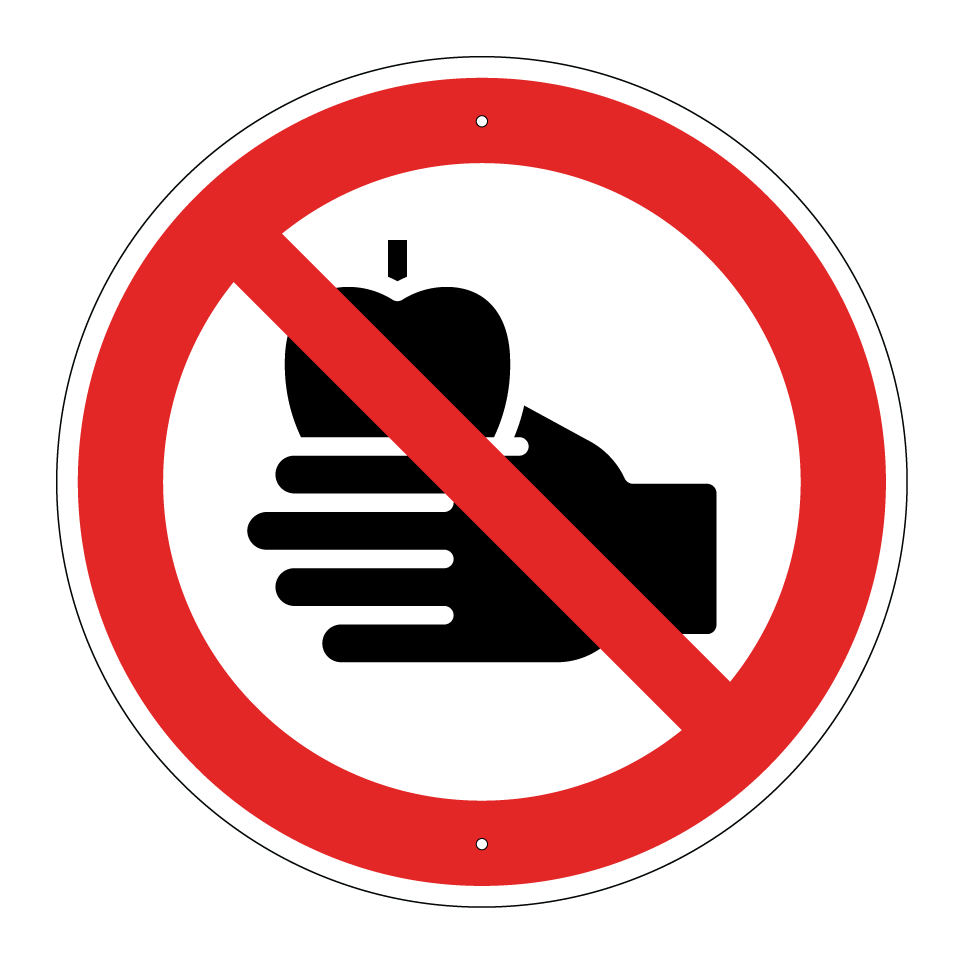 No eating fruit