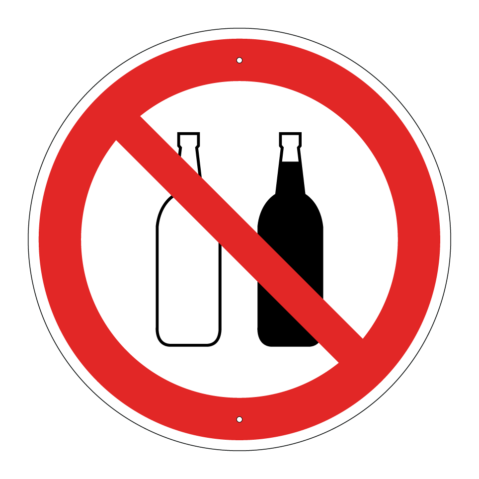 No glass bottles