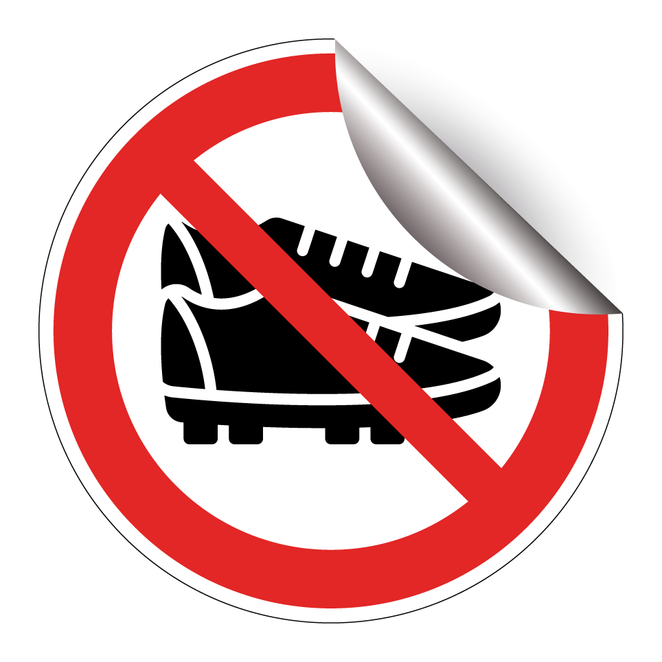 No football shoes