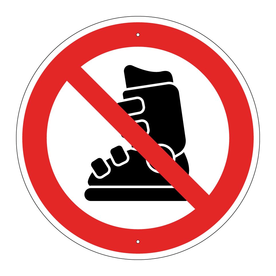 No ski boots
