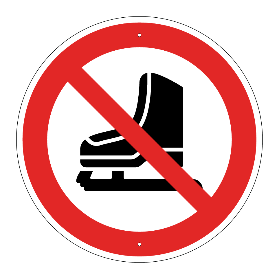 No ice skates