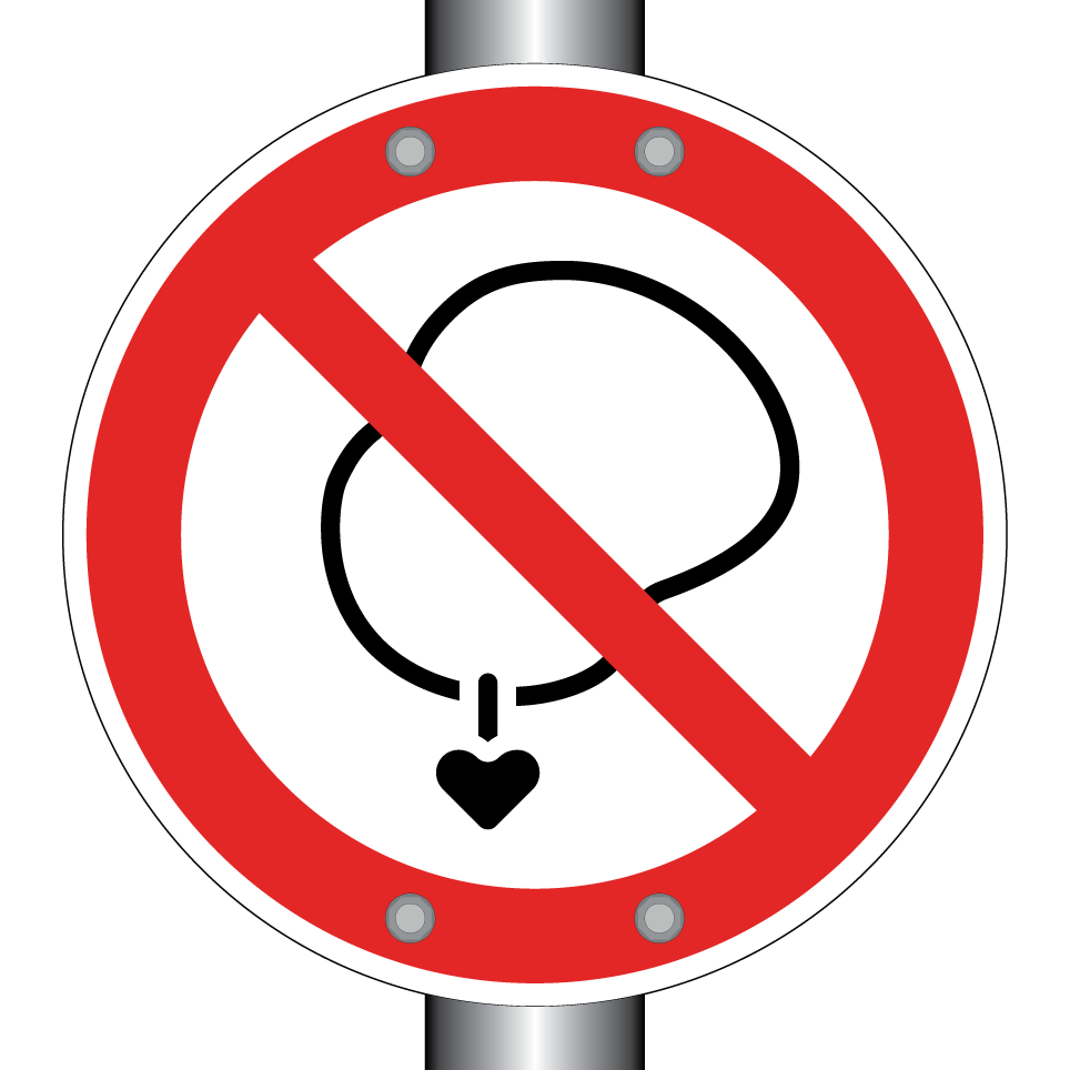 No necklaces