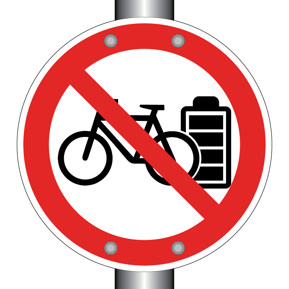 No electric bicycles