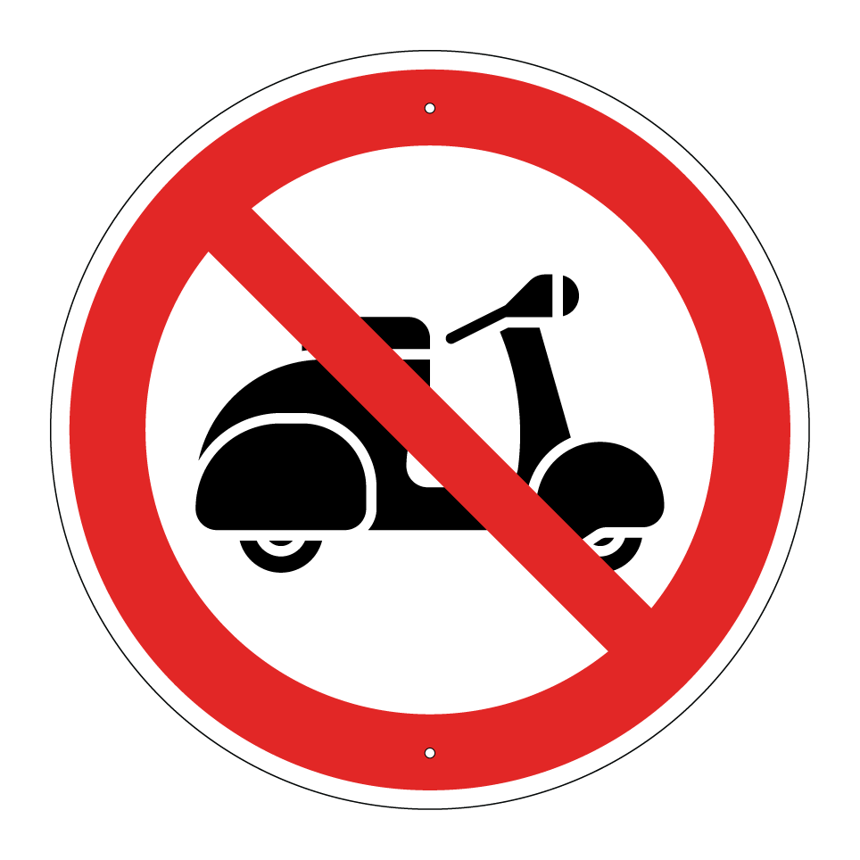 No scooters