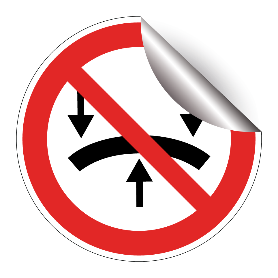 No bending stress