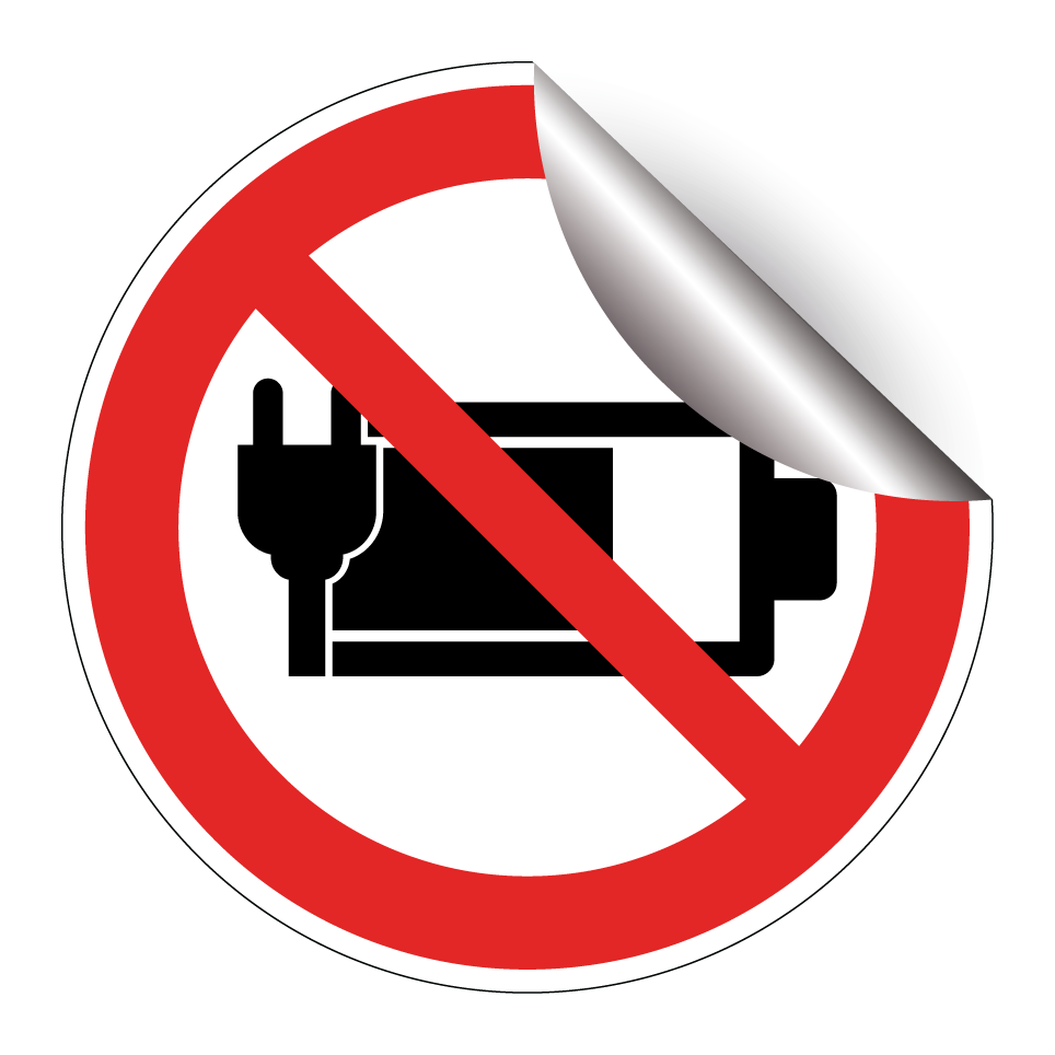 No charging battery