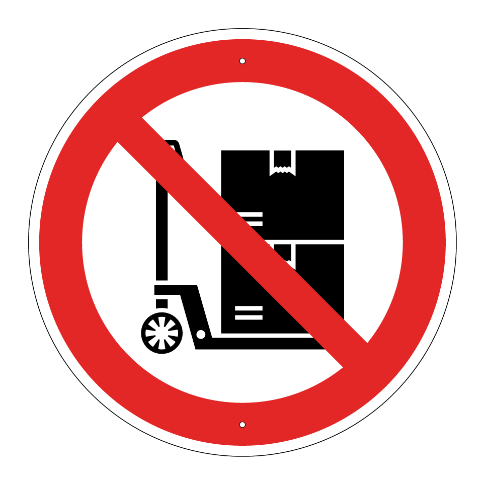 No pallet truck use