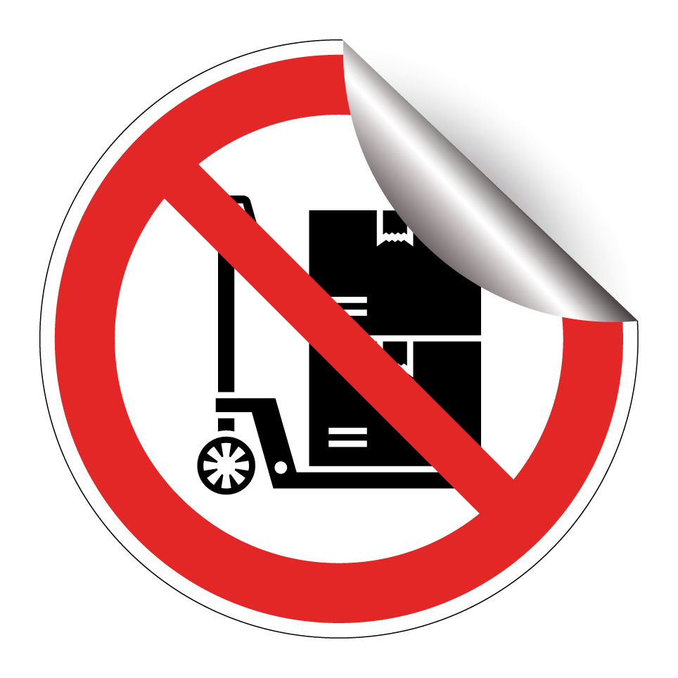 No pallet truck use
