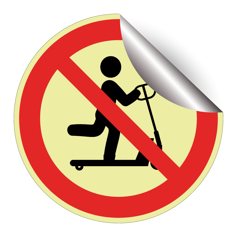 No pallet truck riding