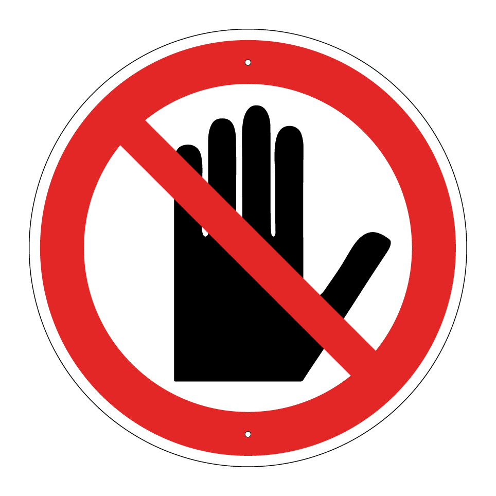 Do not touch