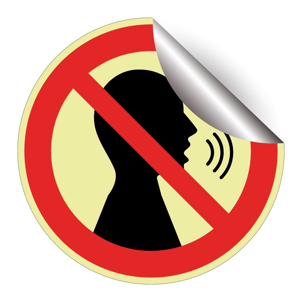No talking