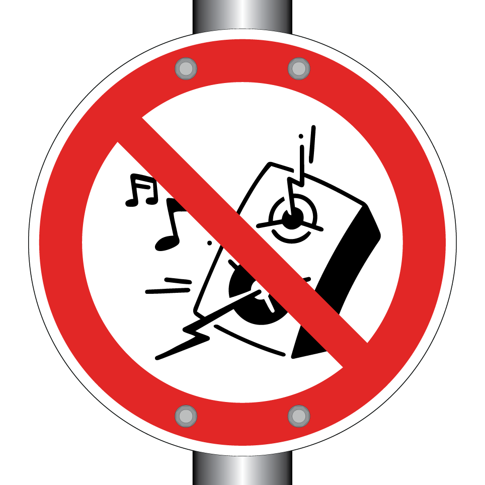 No loud music