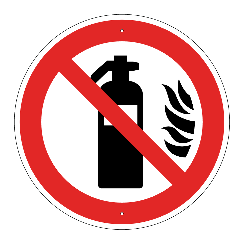 No fire extinguishers