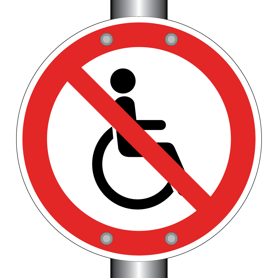 No wheelchairs