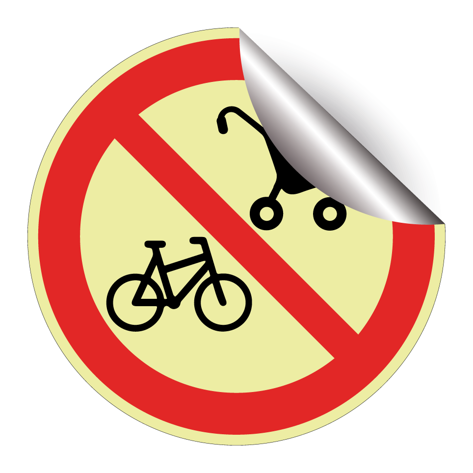 No bicycles or strollers