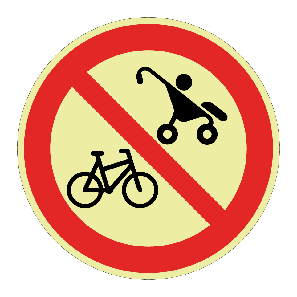 No bicycles or strollers