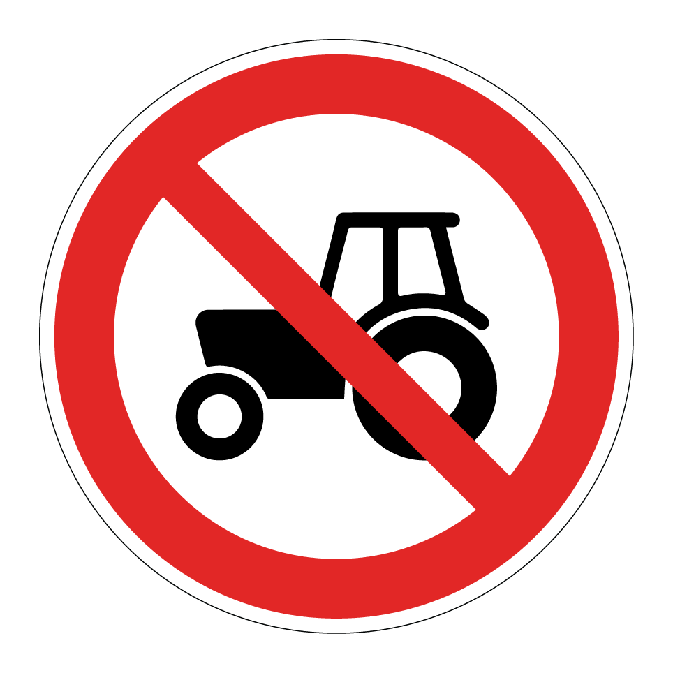 No tractors